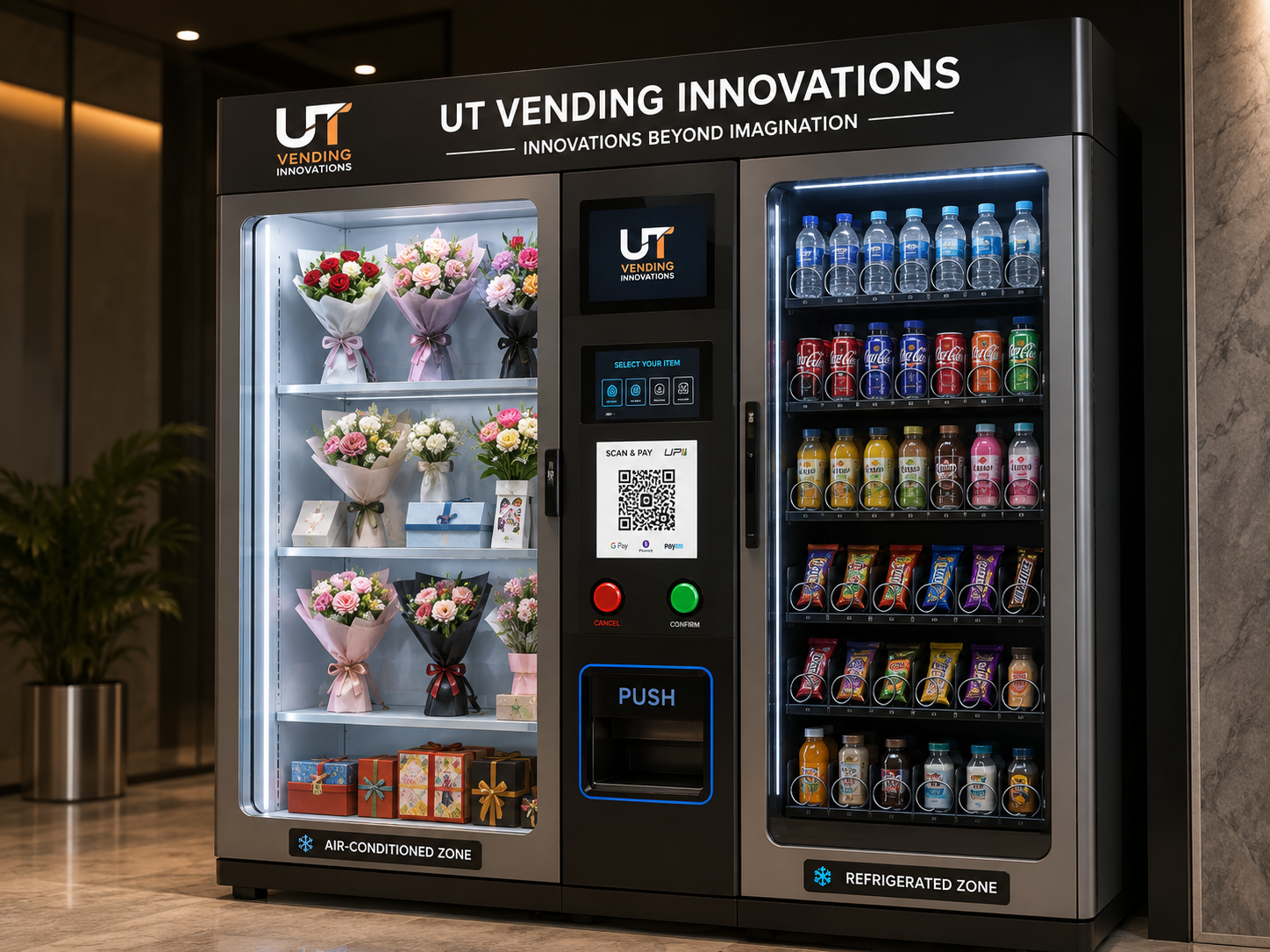Modern UT Innovations smart vending machine